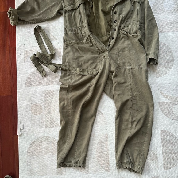 Alex Mill Expedition Jumpsuit Army Olive Twill - Picture 4 of 9